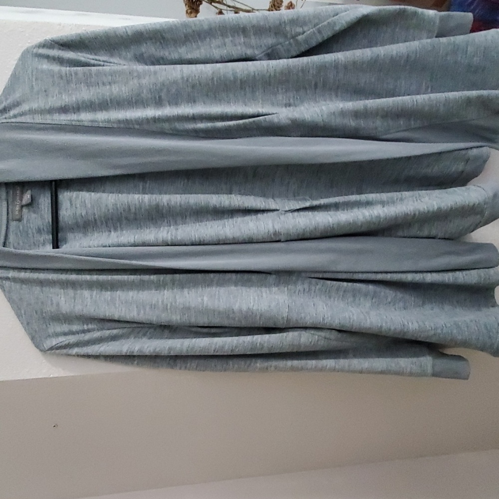 Peace & Pearls Grey Cardigan
